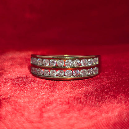 Diamond Round Ring 1.00 ctw 10K Yellow Gold
