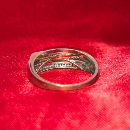 Diamond Round Cut Ring 0.22 ctw Diamond 10K Yellow Gold