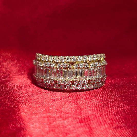 Round Cut Ring 2.00 ctw Diamond 14K Yellow Gold