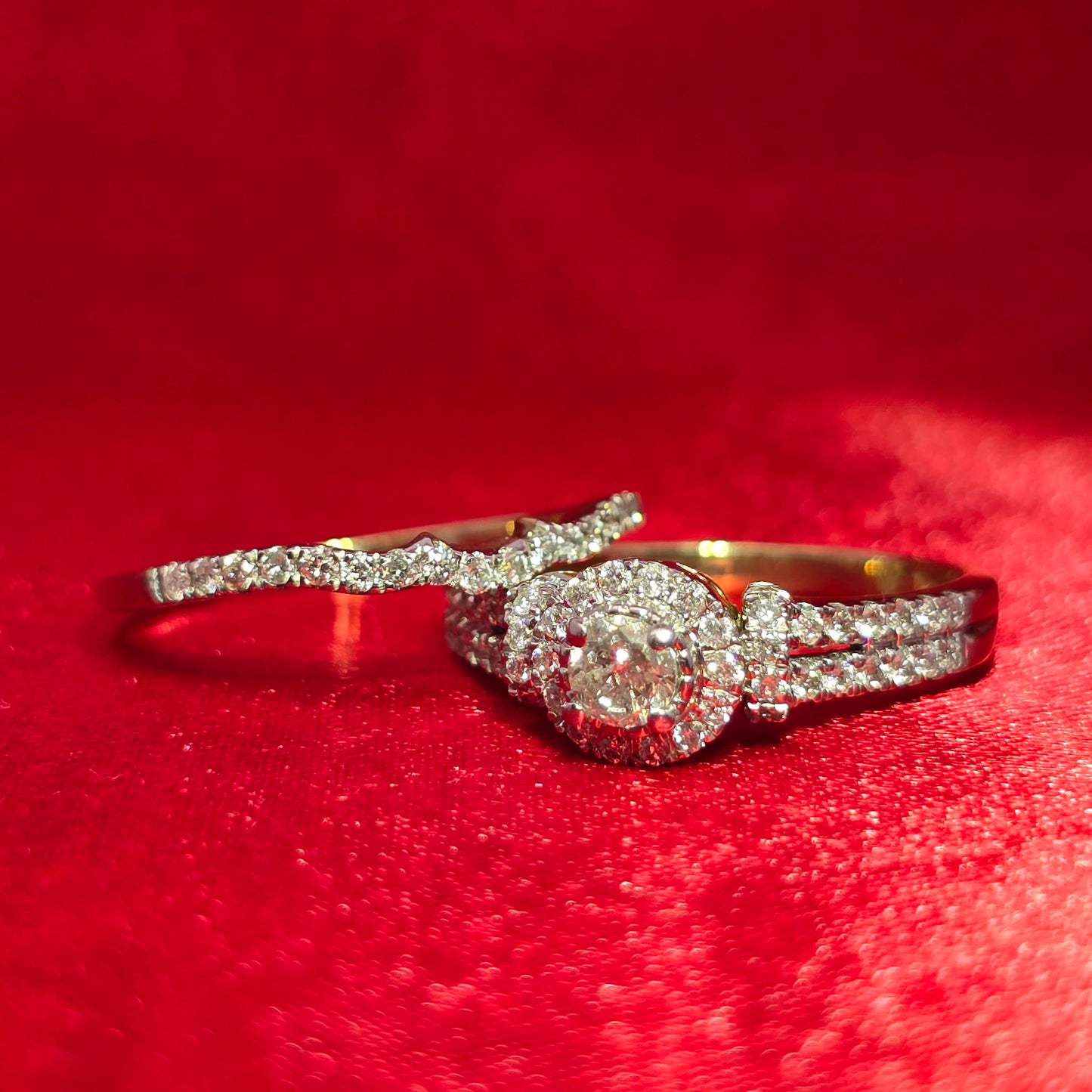 Engagement Ring 0.85 ctw Diamond 10K Yellow Gold