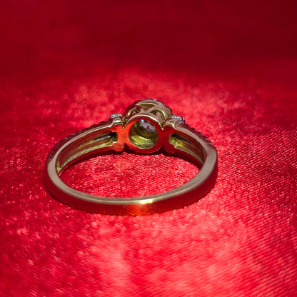 Engagement Ring 0.85 ctw Diamond 10K Yellow Gold