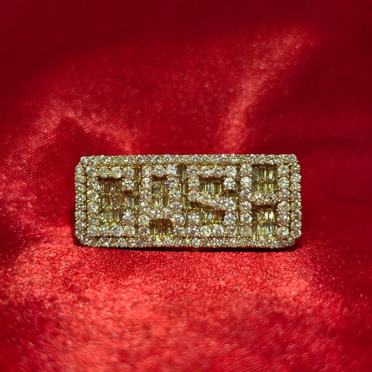 Cash Ring Diamond 10K Yellow Gold