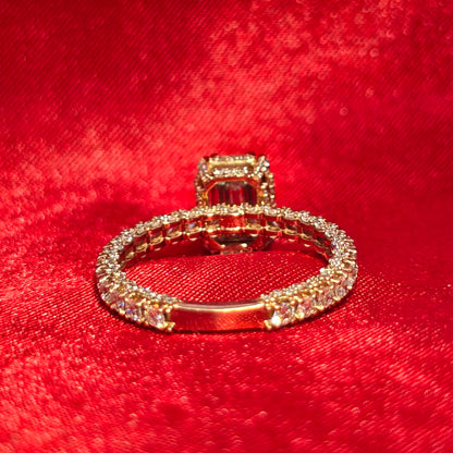 Engagement Ring Diamond 1.64 ctw 14K Rose Gold
