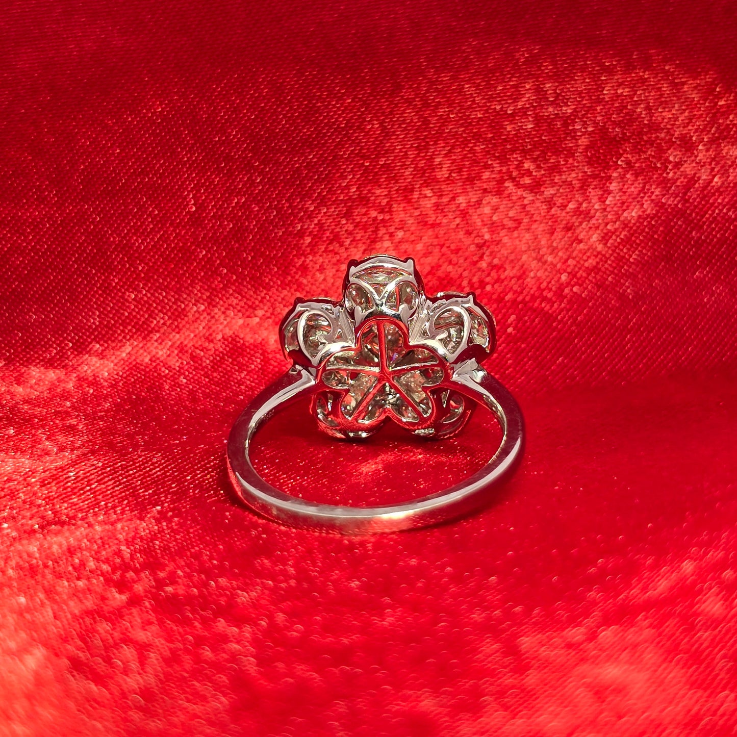 Brilliant Cut Ring Diamond 1.84 ctw 18K White Gold