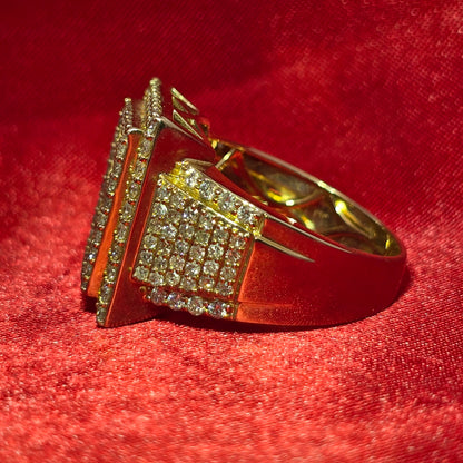 Baguette Ring Diamond 2.25 ctw 14K Yellow Gold
