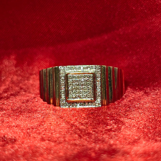 Round Cut Ring Diamond 0.20 ctw 10K Yellow Gold