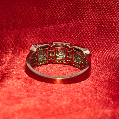 Baguette Ring Diamond 1.75 ctw 10K Yellow Gold