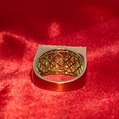 Baguette Pinky Ring 2.00 ctw Diamond 10K Yellow Gold
