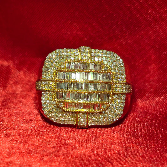 Baguette Ring 2.00 ctw Diamond 14K Yellow Gold