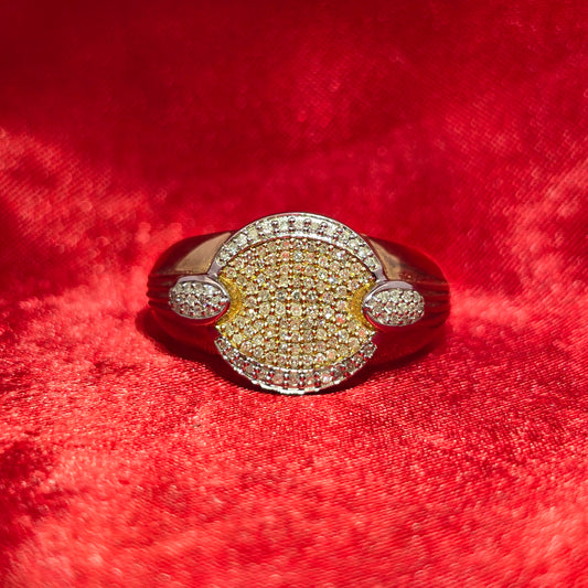 Round Cut Ring 0.35 ctw Diamond 10K Yellow Gold