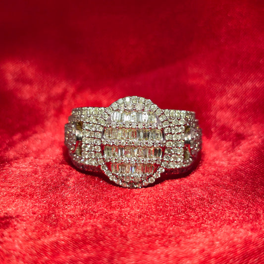 Baguette Ring 1.81 ctw Diamond 10K Yellow Gold