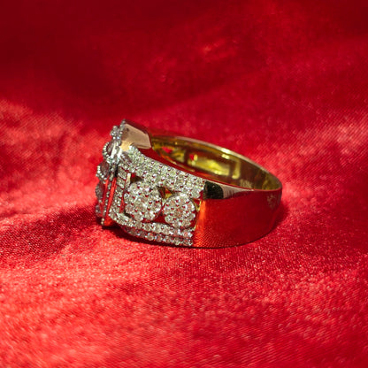 Baguette Ring 1.81 ctw Diamond 10K Yellow Gold