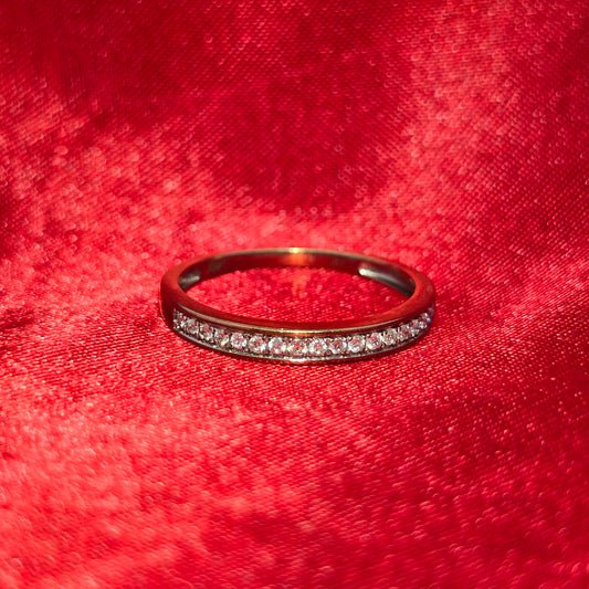 Round Band Ring 0.30 ctw Diamond 10K Yellow Gold