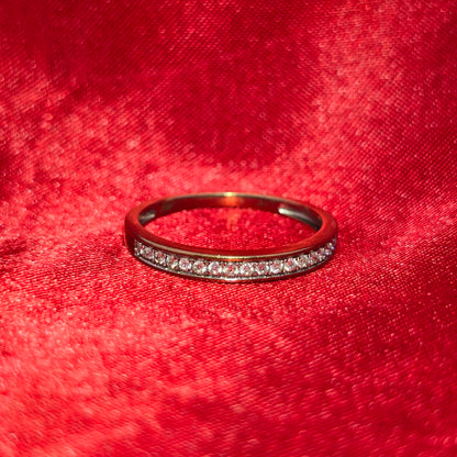 Round Band Ring 0.30 ctw Diamond 10K Yellow Gold
