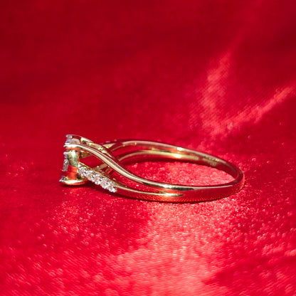 Diamond Round Ring 0.30 ctw 10K Yellow Gold
