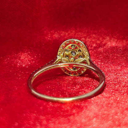 Diamond Round Ring 0.35 ctw 10K Yellow Gold