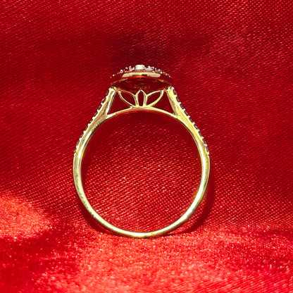 Diamond Round Ring 0.35 ctw 10K Yellow Gold