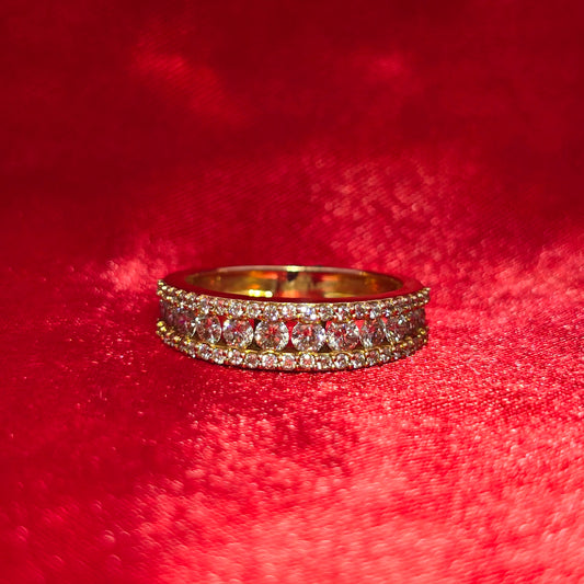Diamond Round Cut Ring 1.00 ctw 14K Yellow Gold