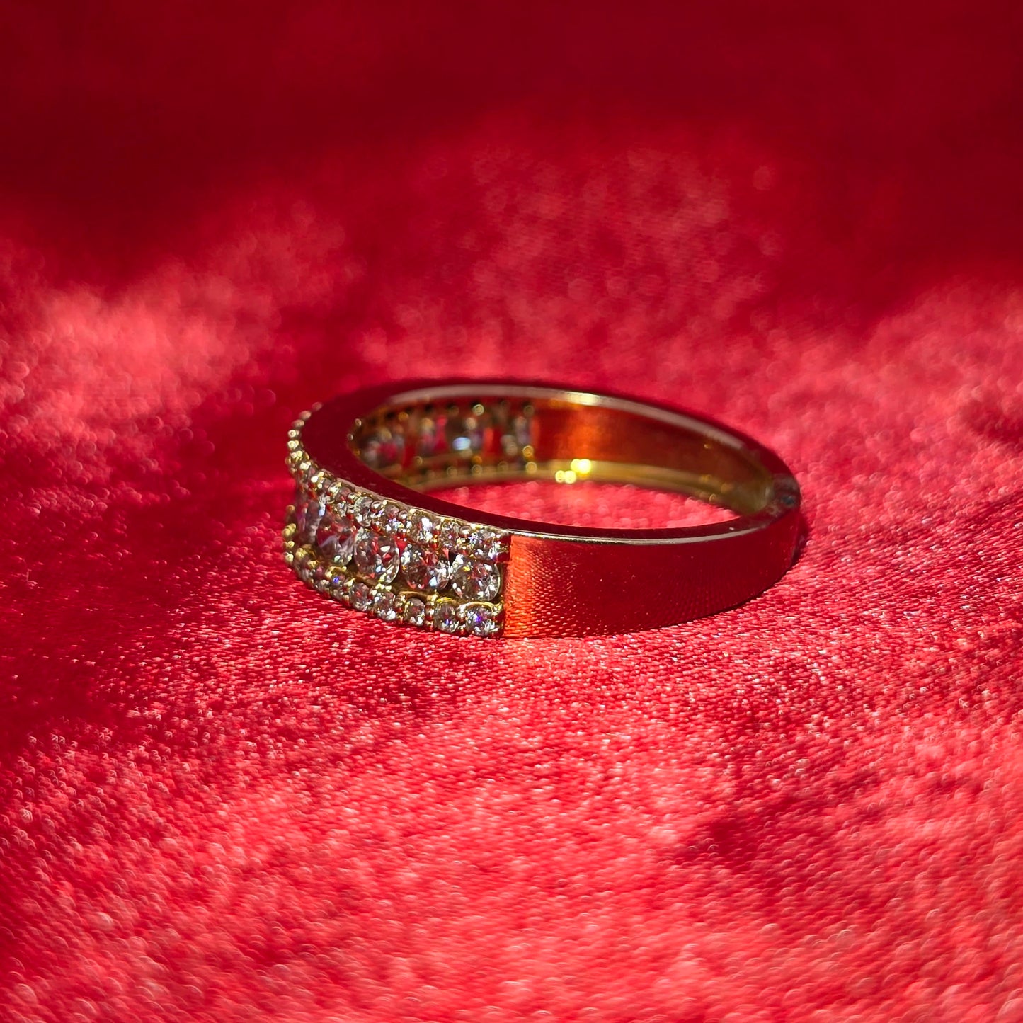 Diamond Round Cut Ring 1.00 ctw 14K Yellow Gold