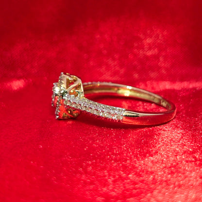 Diamond Round Cut Ring 0.43 ctw 10K Yellow Gold