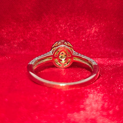 Diamond Round Cut Ring 0.43 ctw 10K Yellow Gold