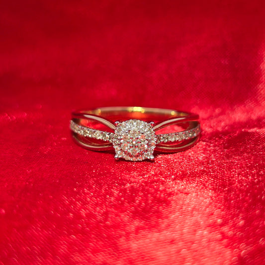 Diamond Round Cut Ring 0.23 ctw 10K Yellow Gold