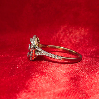 Diamond Round Cut Ring 0.50 ctw 10K Yellow Gold