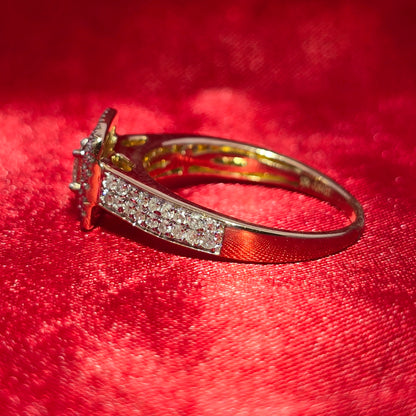 Diamond Engagement Ring 0.84 ctw 10K Yellow Gold