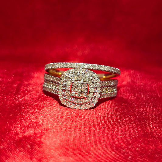 Diamond Engagement Ring 0.73 ctw 10K Yellow Gold