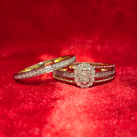 Diamond Engagement Ring 0.42 ctw 10K Yellow Gold