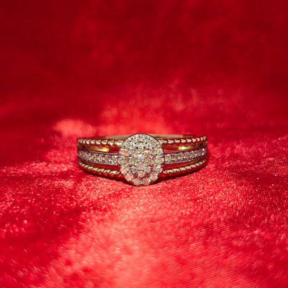 Diamond Engagement Ring 0.42 ctw 10K Yellow Gold