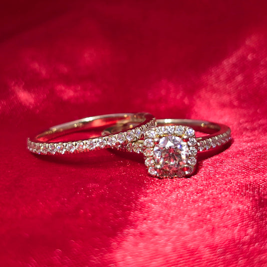Diamond Engagement Ring 1.35 ctw 14K Yellow Gold