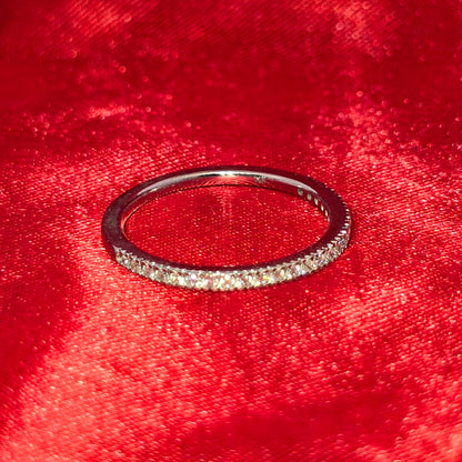 Diamond Pear Drop Ring 0.12 ctw 14K White Gold