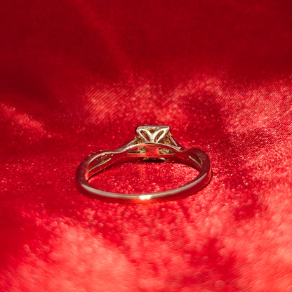 Diamond Square Ring 0.25 ctw 10K Yellow Gold