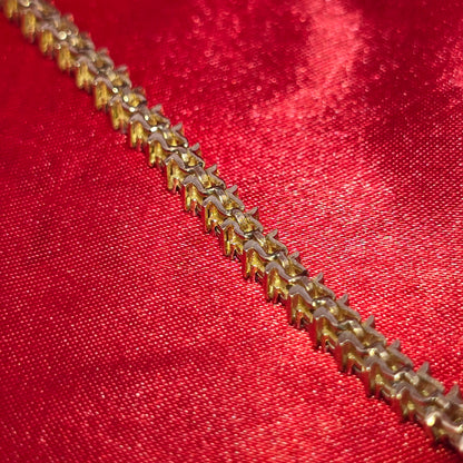 Women's Diamond Tennis Bracelet 1 ctw 10K Yellow Gold 7"