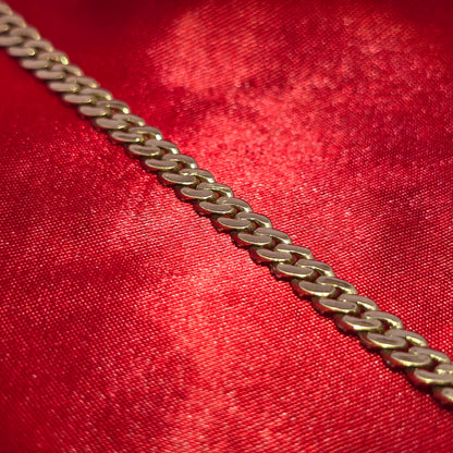 5.5MM Cuban Link Bracelet 2.36 ctw Diamond 10K Yellow Gold