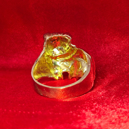10K Bulldog Men’s Gold Ring – Bold Statement Animal Ring
