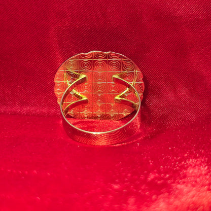 10K Gold Last Supper Ring – Round Apostles Religious Ring for Men