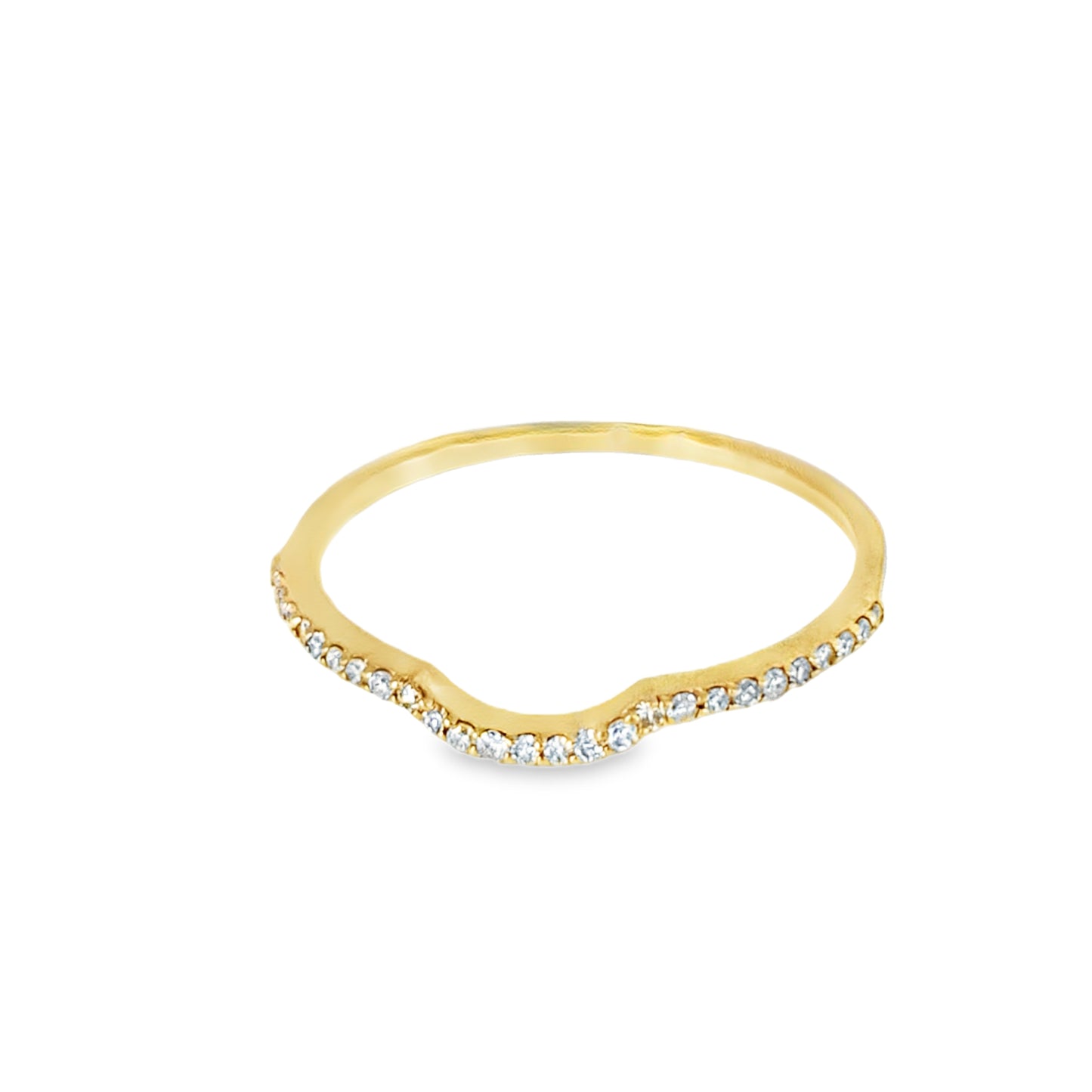 10K Yellow Gold Diamond Pear Shaped Ring with Round Diamonds and Matching Band 0.90 ctw