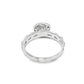 14K White Gold Diamond Chain Link Band Ring 0.51 ctw LGD