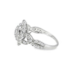 10K White Gold Diamond Ring 1.94 ctw | Round Cut Halo Band – Jewelry Palace Lithonia GA