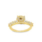 10K Yellow Gold Diamond Ring 2.44 ctw | Round Cut Cluster Design – Jewelry Palace Lithonia GA