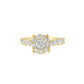 10K Yellow Gold Diamond Ring 2.44 ctw | Round Cut Cluster Design – Jewelry Palace Lithonia GA