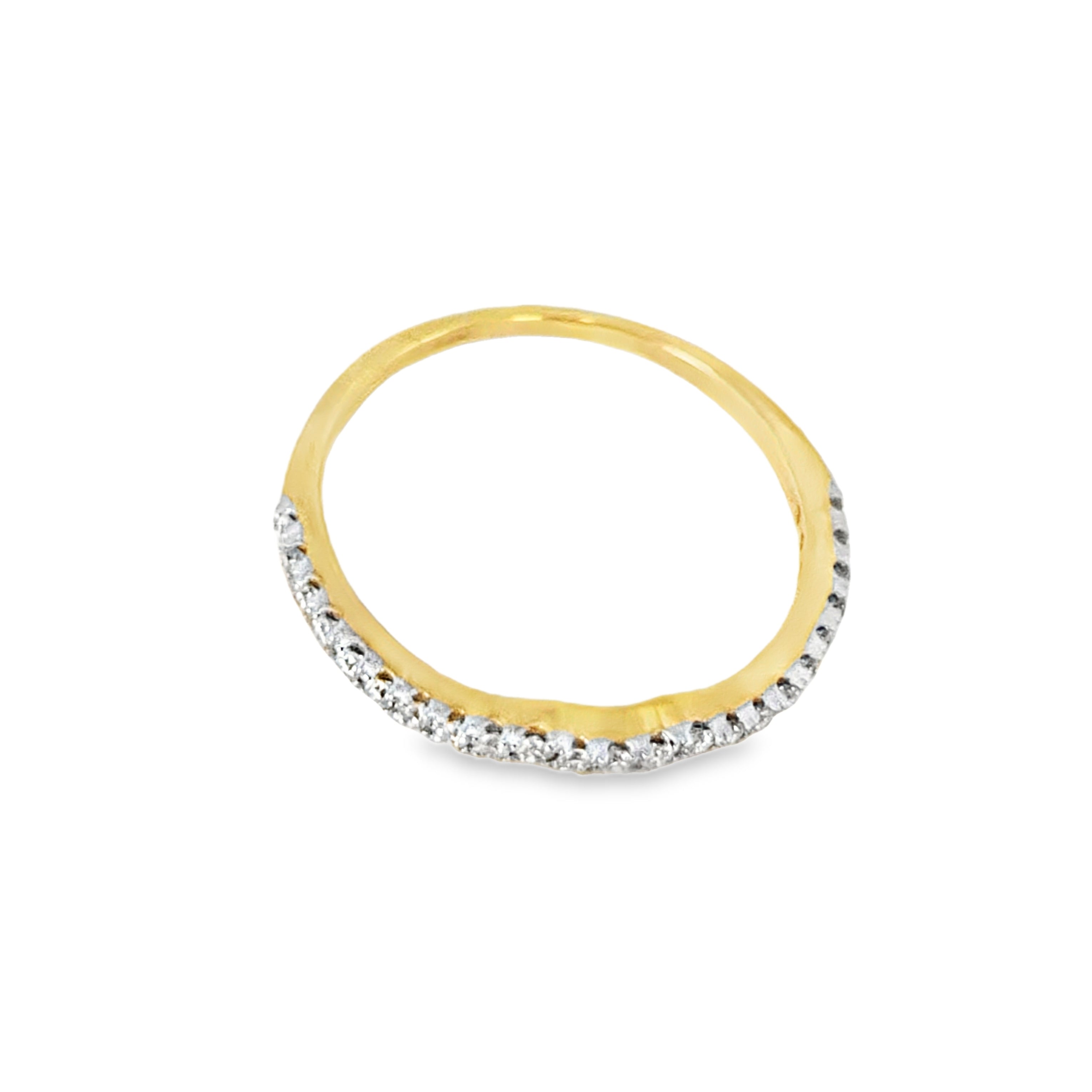 14K Yellow Gold Round Cut Diamond Wedding Ring Set 0.75 ctw | Elegant Bridal Jewelry – Jewelry Palace Lithonia GA