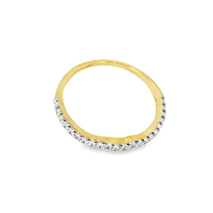 14K Yellow Gold Round Cut Diamond Wedding Ring Set 0.75 ctw | Elegant Bridal Jewelry – Jewelry Palace Lithonia GA