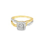 14K Yellow Gold Round Cut Diamond Wedding Ring Set 0.75 ctw | Elegant Bridal Jewelry – Jewelry Palace Lithonia GA