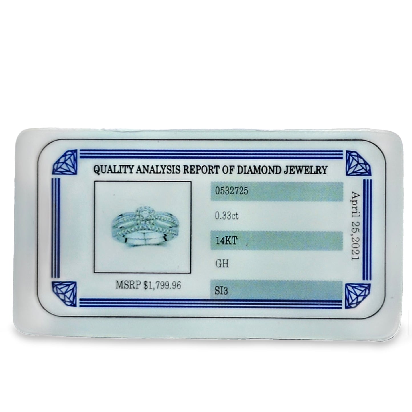 14K White Gold Round Cut Diamond Wedding Ring Set 0.33 ctw | Elegant Bridal Jewelry – Jewelry Palace Lithonia GA