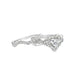 14K White Gold Heart Shaped Diamond Halo Ring 1.40 ctw | Romantic Bridal & Fashion Jewelry – Jewelry Palace Lithonia GA