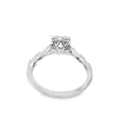 14K White Gold Princess Cut Diamond Engagement Ring 1.00 ctw | Elegant Bridal Set – Jewelry Palace Lithonia GA