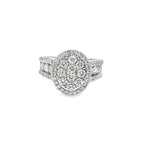 14K Yellow Gold Oval Halo Diamond Ring 1.99 ctw | Elegant Round Cut Bridal & Fashion Jewelry – Jewelry Palace Lithonia GA